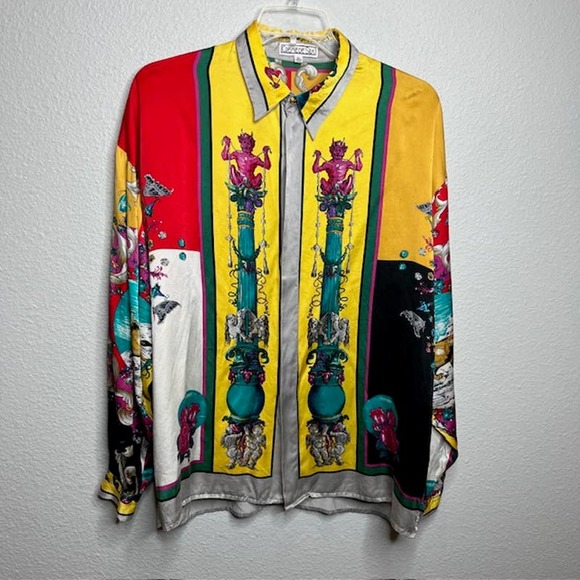 Creme de Silk Shirts Creme De Silk Mens Divinity 64 100 Silk Button Down Shirt Poshmark